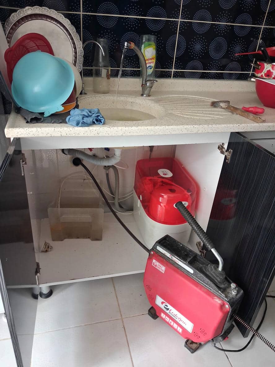 Heykel lavabo gider açma